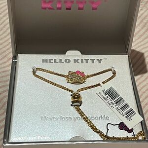 Hello Kitty Gold Adjustable Bracelet